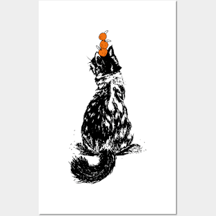 Orange Cat Posters and Art